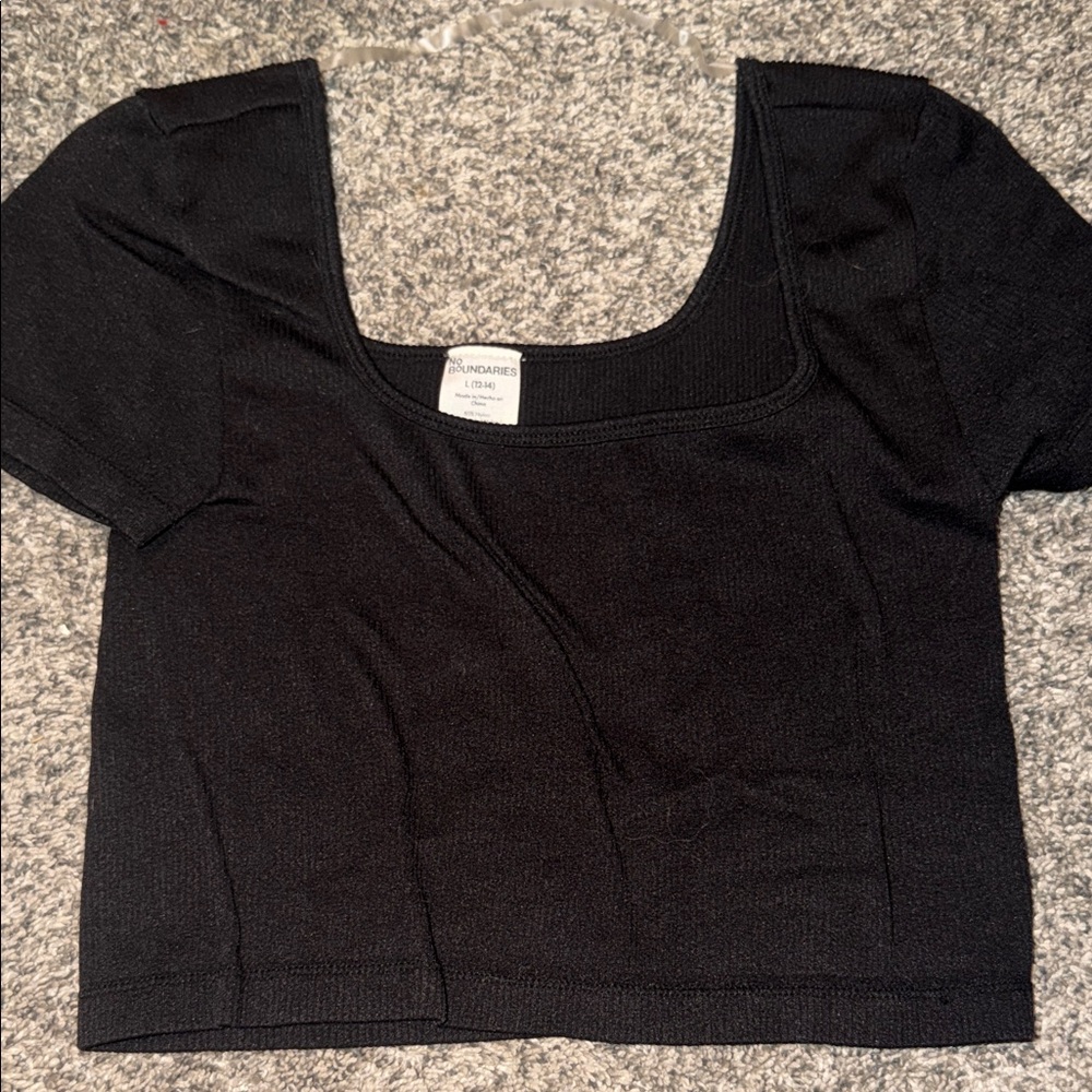 Wild Fable Black Crop Top